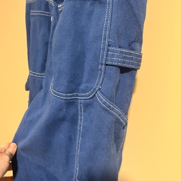 Simple Society Wide Leg Carpenter Jeans Size 11/30 Skater Retro Hipster Grunge - Picture 7 of 9